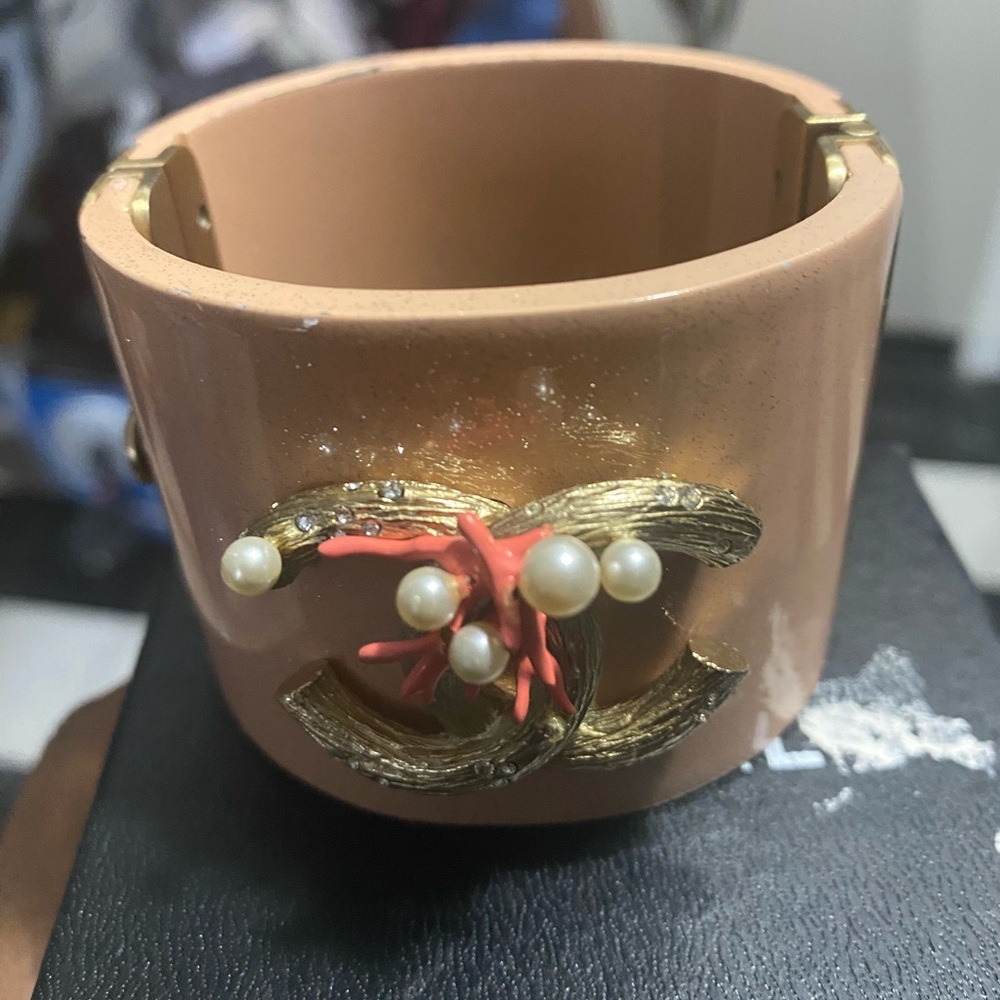 Chanel bracelet ceramic cuff bracelet